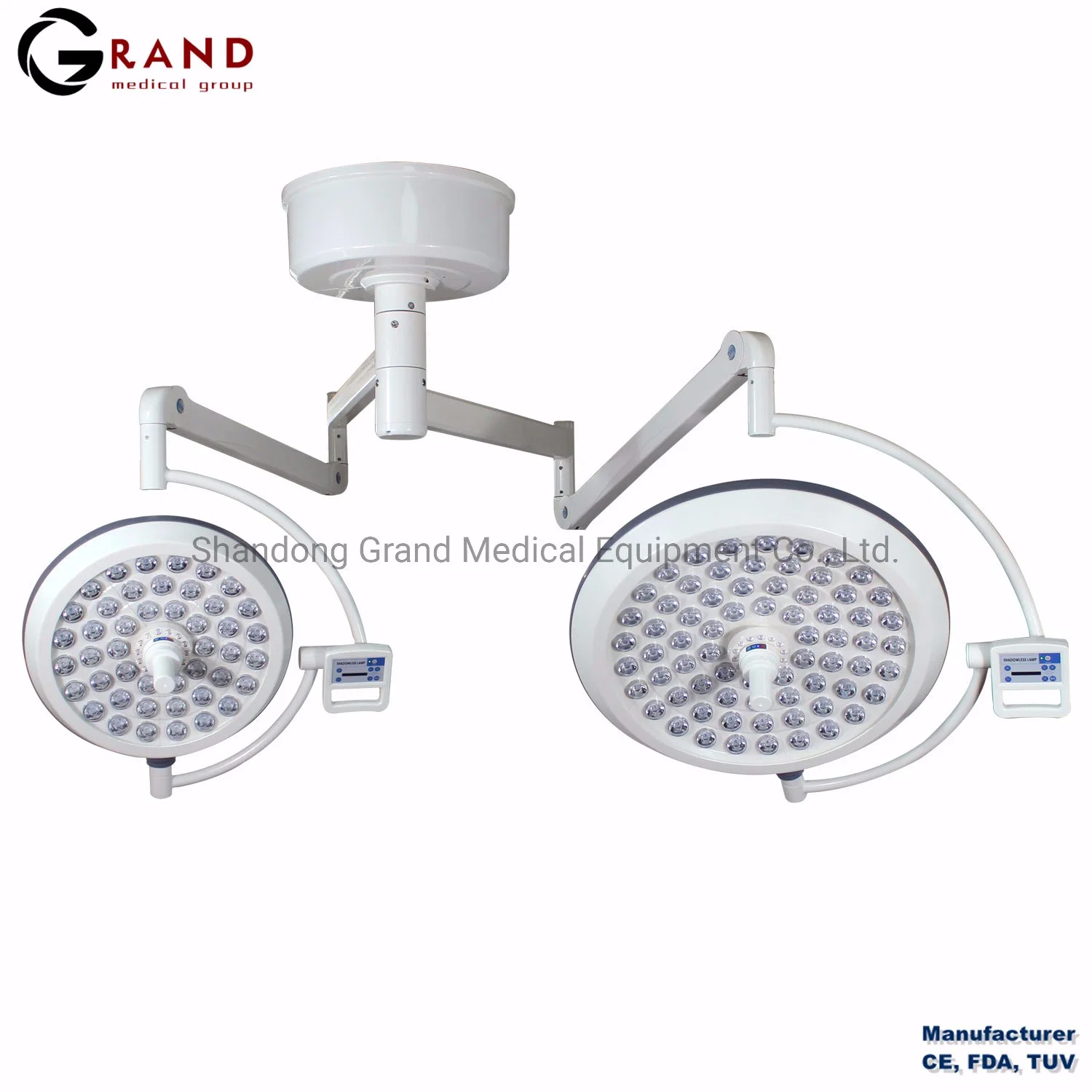 Operation Theater Light Surgery Lights Surgical Operation Illumination Lamps Double Arms Shadowless Surgical LED Light