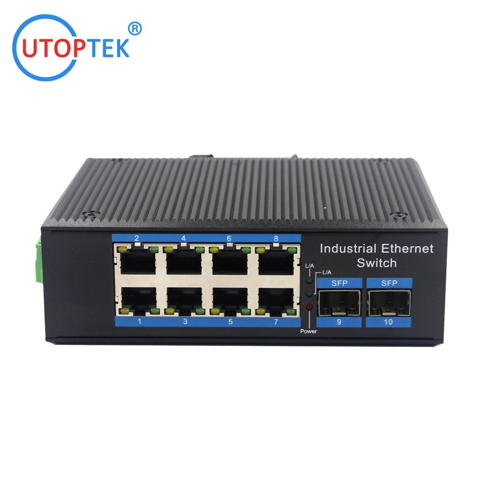 Best Price Factory Utoptek 4 8 16 24 48 Port Poe Switch Industrial Ethernet Switch Poe Switch Gigabit