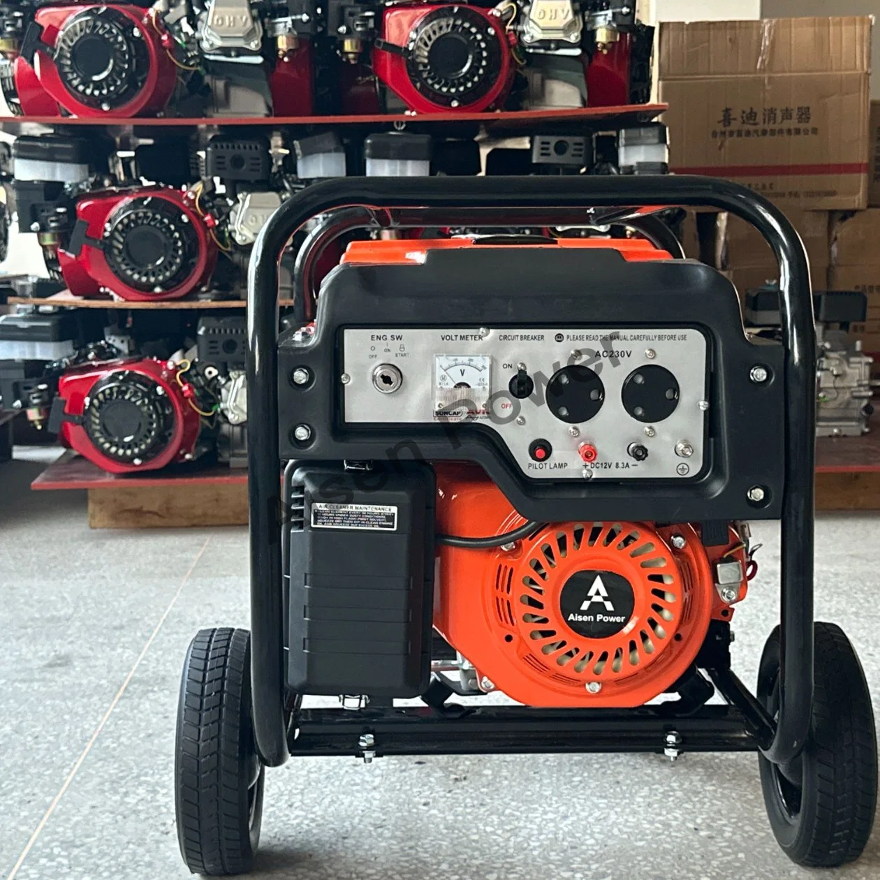 High quality/High cost performance  3kw Portable 3000W 3.5kw Key Starter Gas Generator