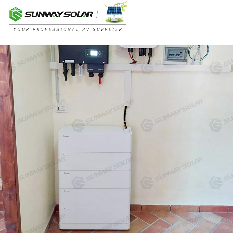 Un alto rendimiento del sistema de almacenamiento de energía de ciclo profundo de litio recargable Growatt batería solar