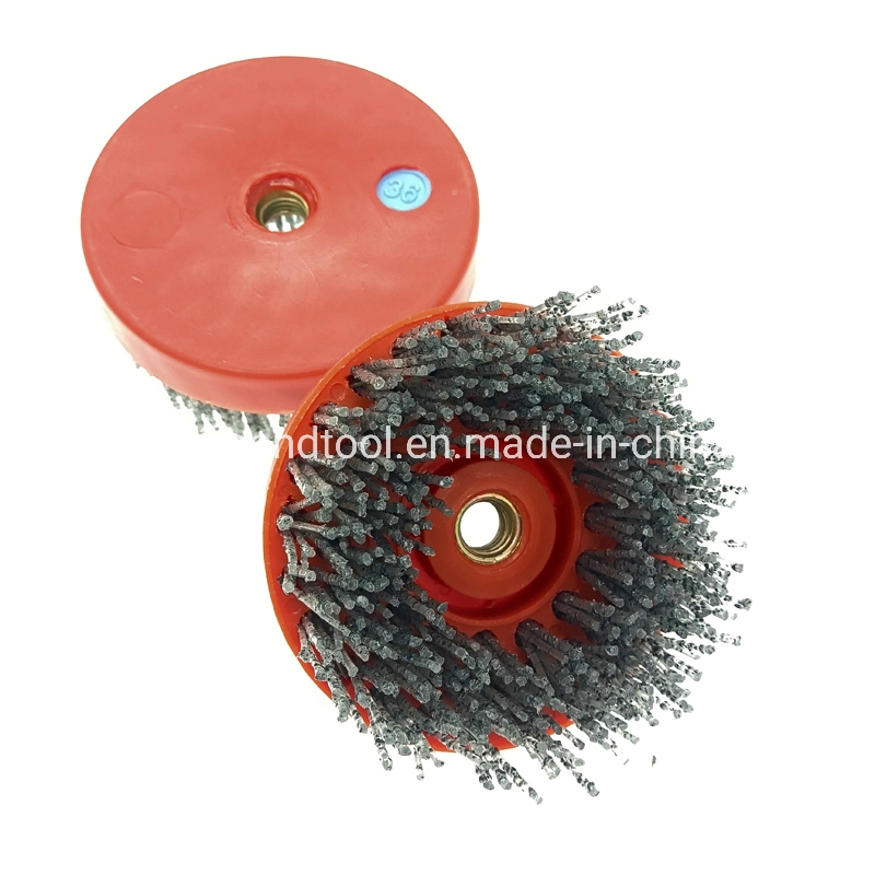 100mm 4" Stone Granite Cleaning M14 Silicon-Carbide Antique Abrasive Brushes