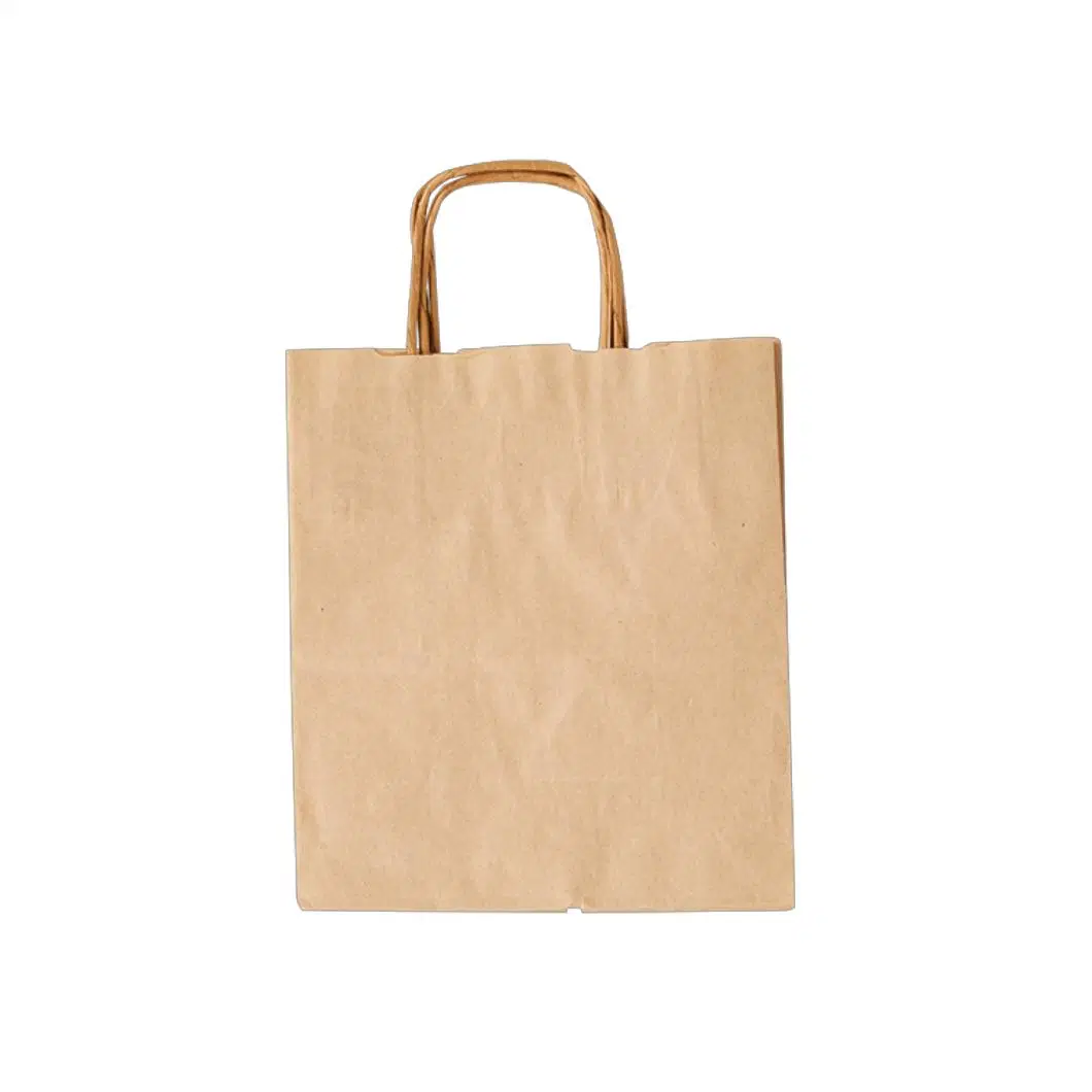 Recycled Customized Shopping Kraft Paper Bag Gift Handbag Packaging Bag