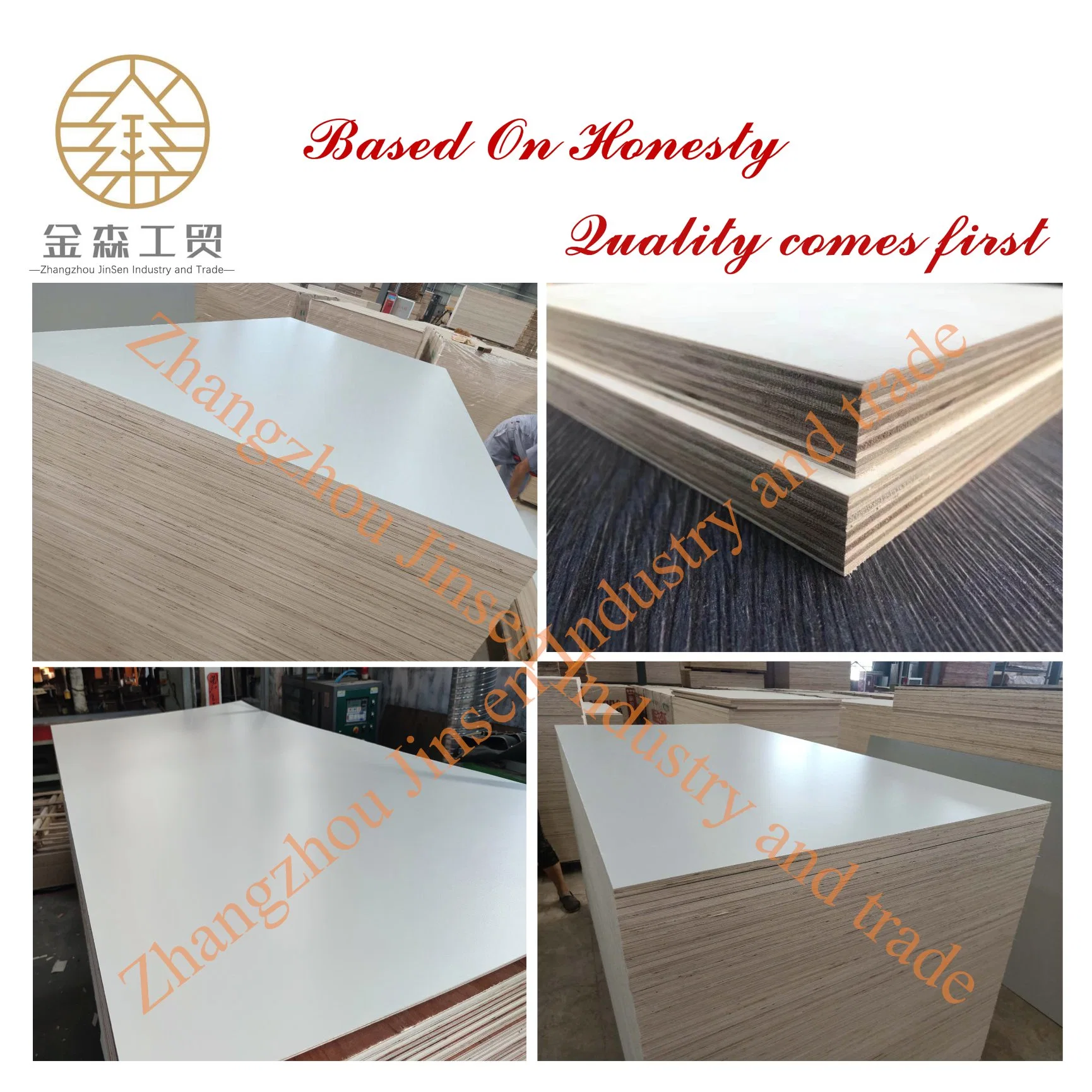 Wholesale/Supplier PVC Hardwood Marine Birch Pine Solid Wood High Glossy Plywood Board Prices