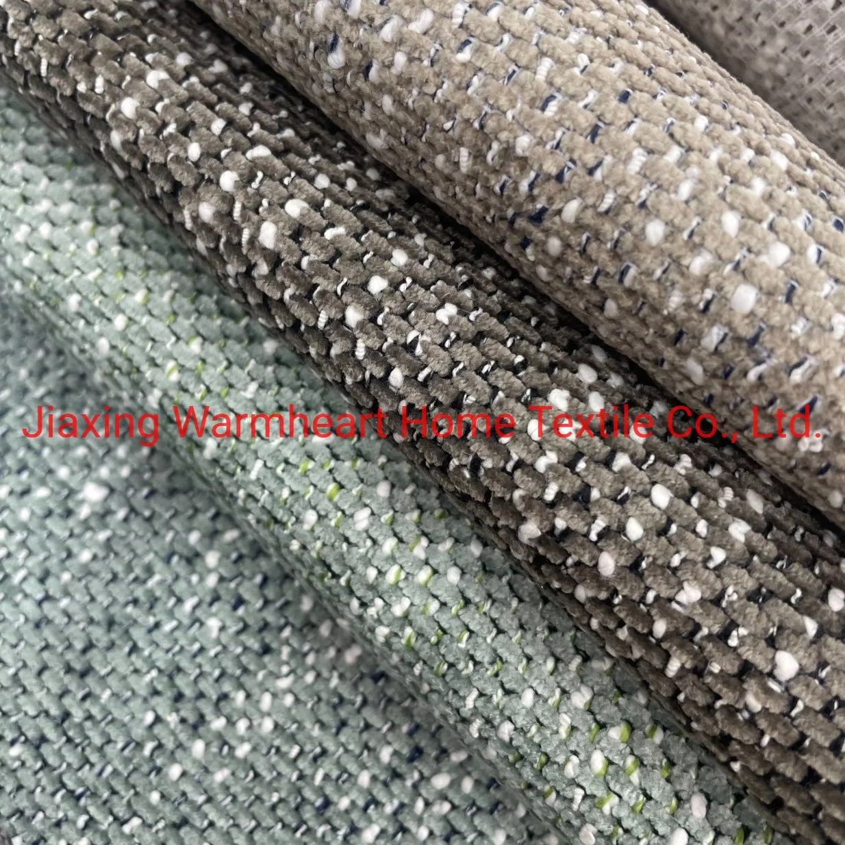 Cotton Chenille Woven Sofa Furniture Fabric Upholstery Cloth for Cushion Mat Bedding