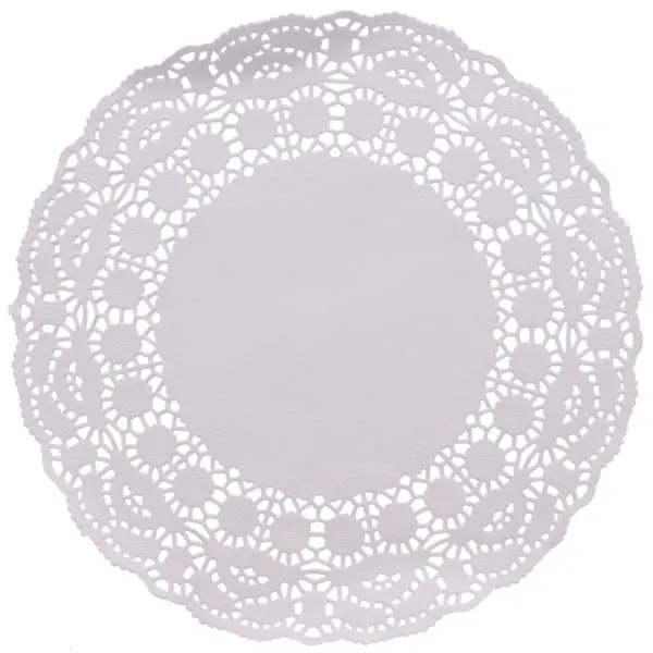 Libro Blanco de Doilies Rectangular desechables de papel de torta de Doilies 2021