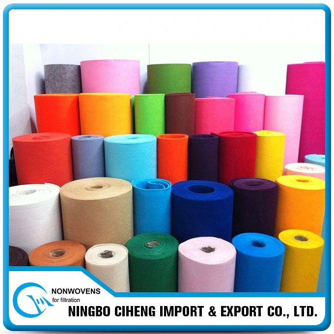 Color HEPA Filter Media Needle Punch PP Nonwoven Fabric