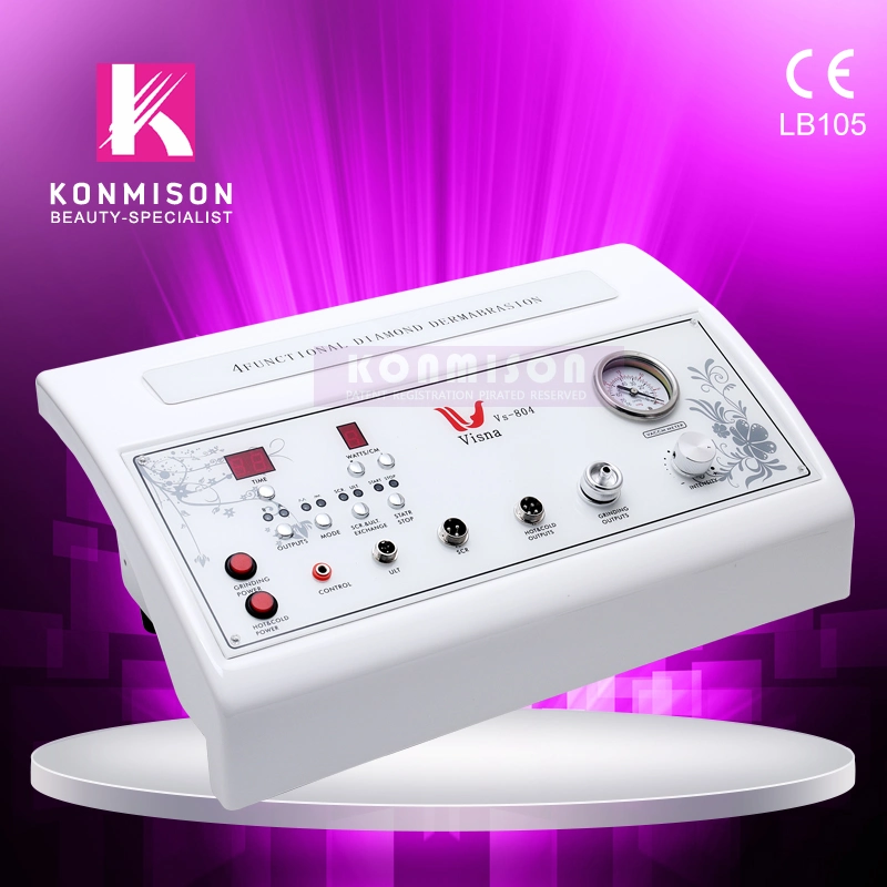 4 in 1 Micro Crystal Dermabrasion Skin Scrubber Ultrasonic Peeling Beauty Machine