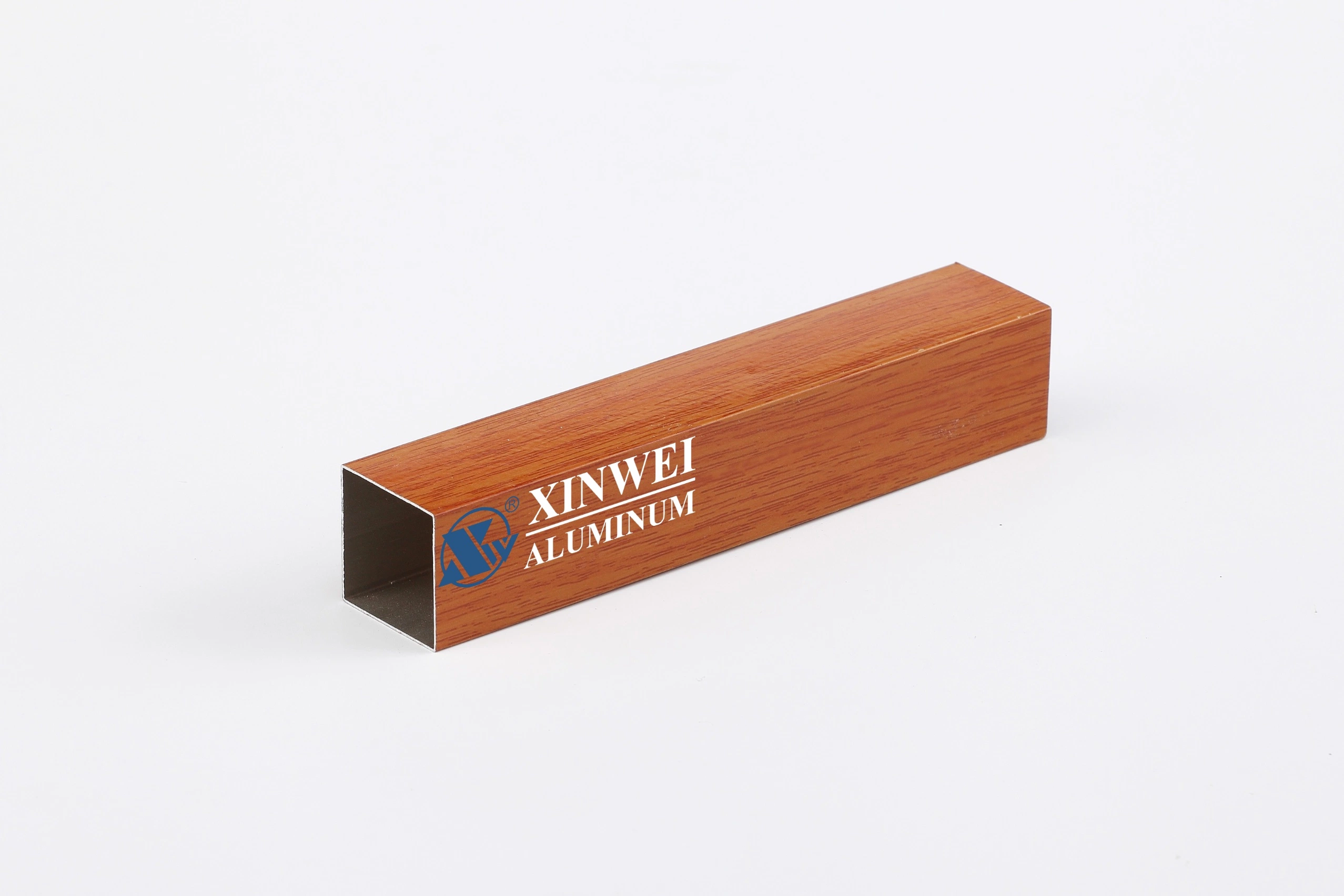 Wood Grain Finished Aluminium Extrusion Profile for Windows N Doors