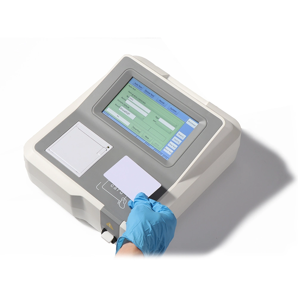 ICEN Portable Touch Quantitative Fluorescence Poct Immunoassay Analyzer Machine