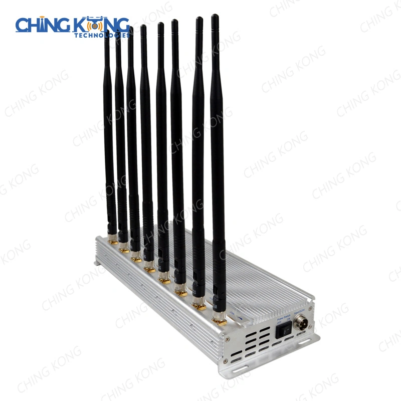 8 Antennas Indoor Use Wi-Fi GSM 3G 4G 5g Mobile Phone Jammer