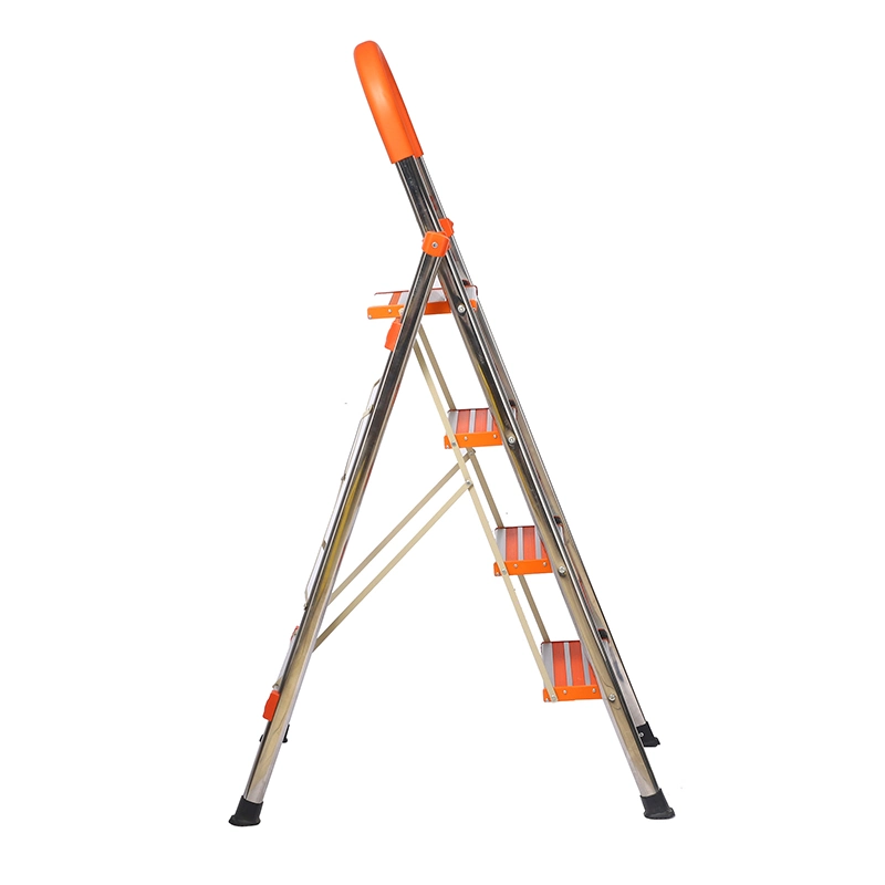 En131 Wholesale/Supplier Low Price 4/5/6 Step Stainless Steel Folding Household Ladder