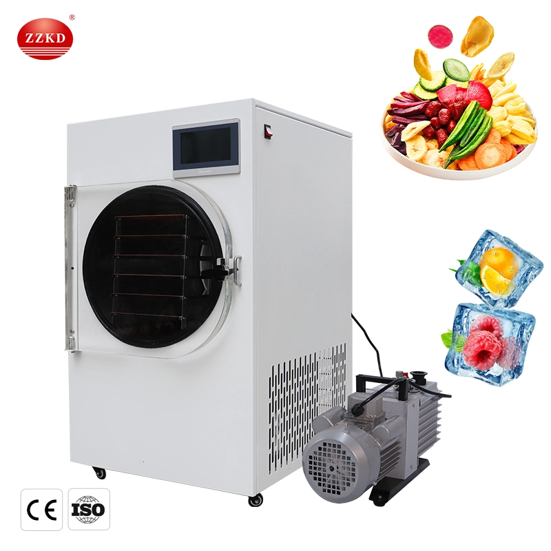 Home Freeze Dried Food Vacuum Lyophilizer Price Fruit Mini Vegetable Freeze Drying Machine Freeze Dryer with CE Proved