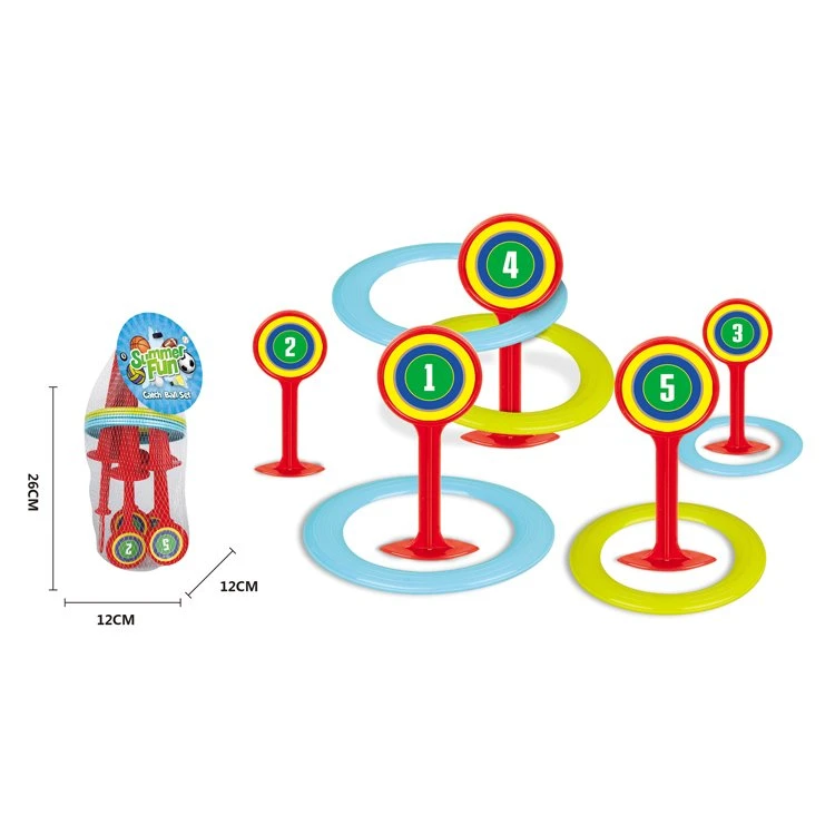 Deporte El Anillo de juguete de plástico de juguete juego Toss Hoop un bucle