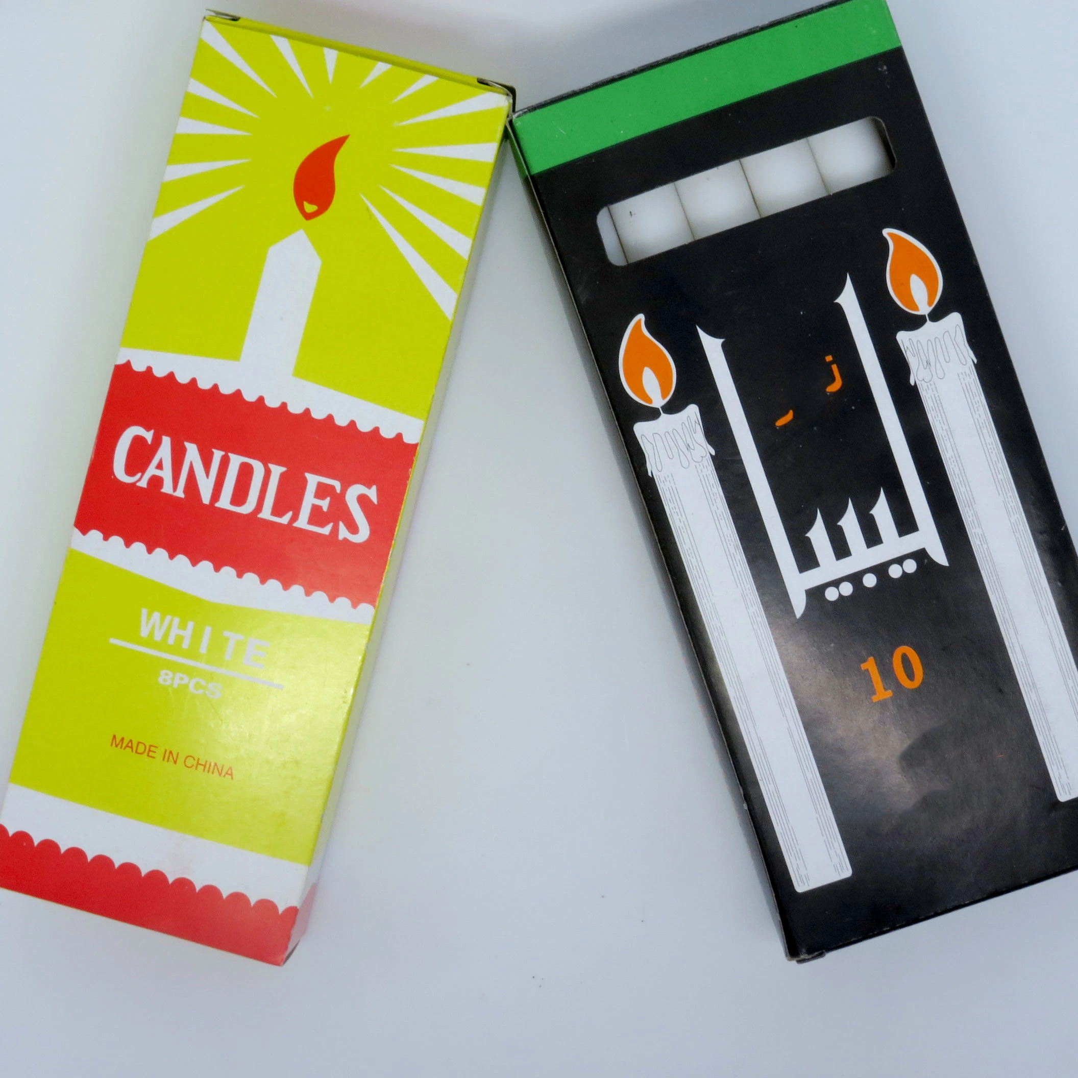 Venda por grosso de velas de cera de parafina Mais barato / velas de iluminação diária do agregado