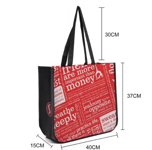 Unique Design Eco Cheap Price Printed Recyclable Shopping Bags Fold