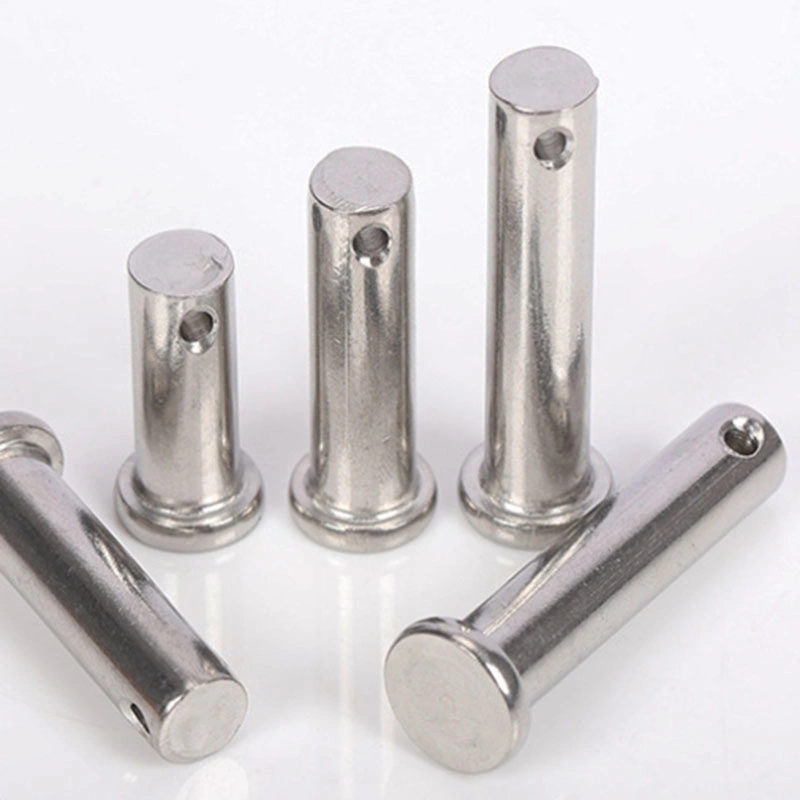 A2 Shaft Flat Cylindrical Locating Pins Safety Lock Clevis Pins with Hole