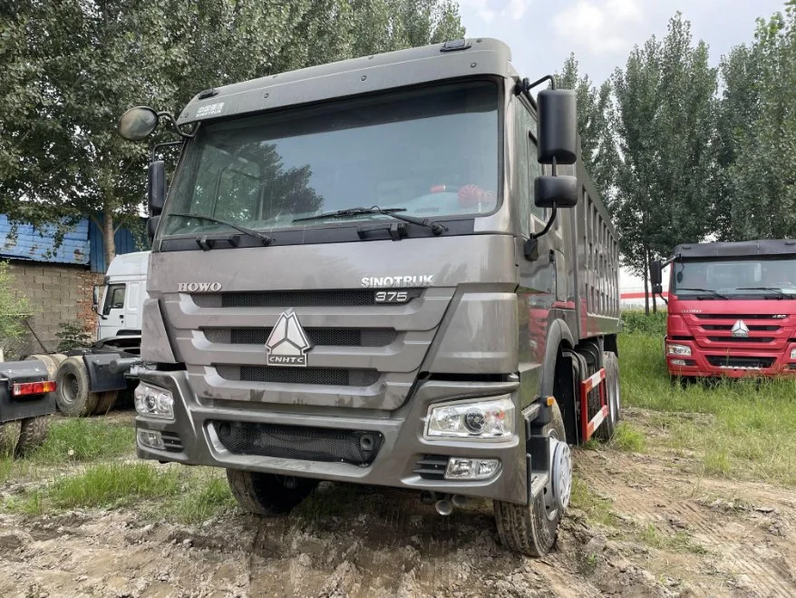 371/375HP 50 Ton Sinotruck HOWO camiones volquete Minivolcado Camión Volquete usados