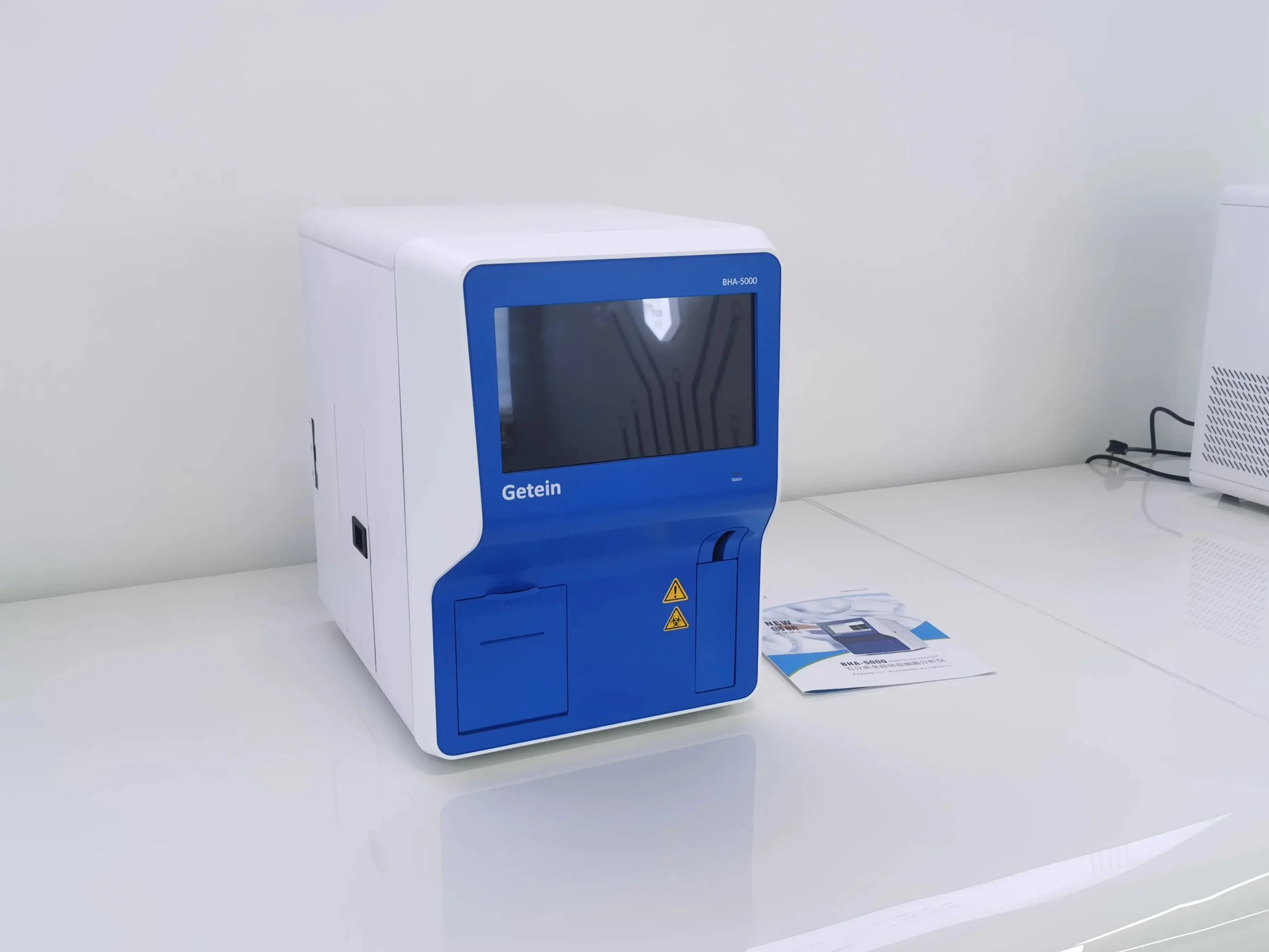 Getein BHA 5000 5 Diff Hematology Analyzer Equipement capacité médicale Pour éliminer les résultats de test anormaux