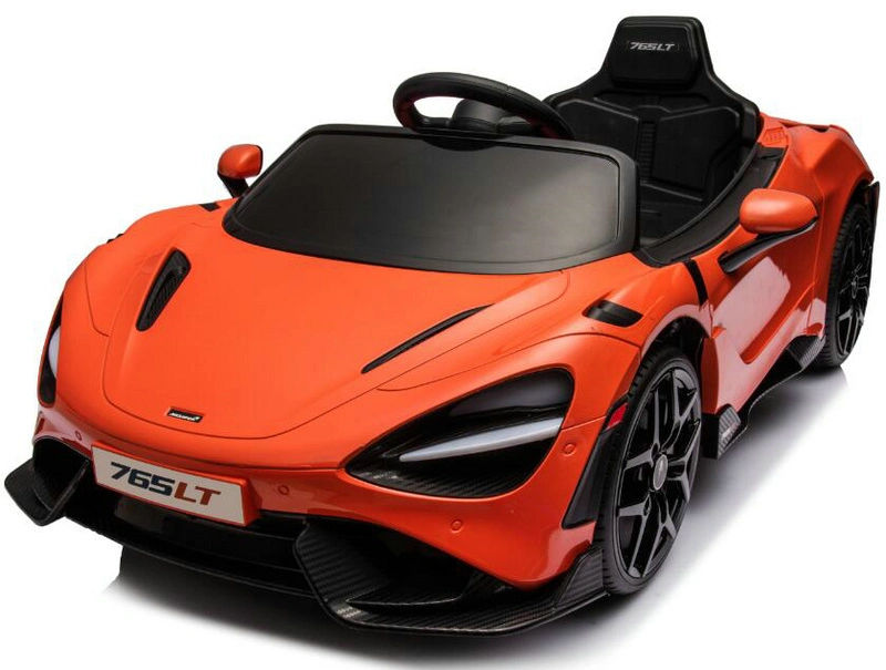 Juguete para niños nuevos con puertas de tijeras McLaren 765lt Licensed Ride En coche