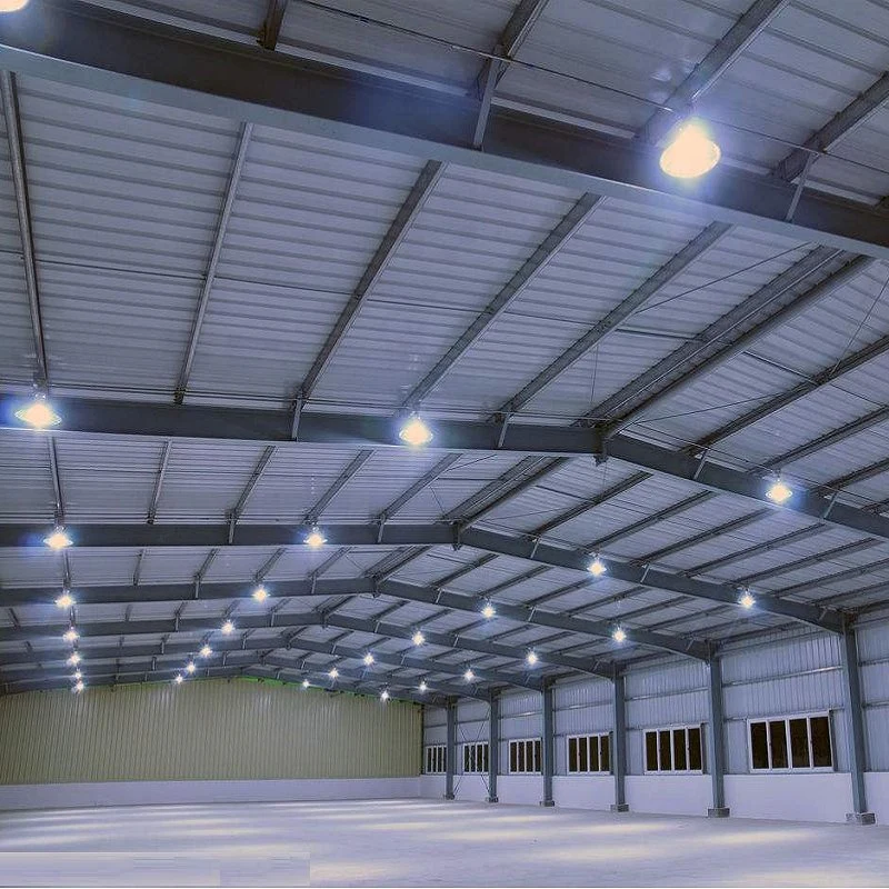 Low Cost Galvanized Metal Construction Industrial Steel Structure for Warehouse Workshop Hangar Garage