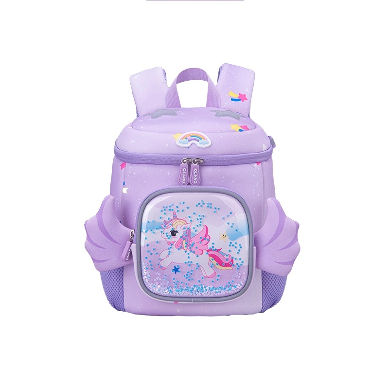 Factory Wholesale/Supplier Unicorn Girls School Bags Waterproof Breathable Children Backpack