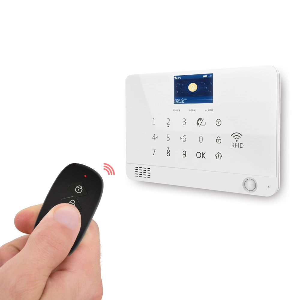 2021 New Tuya Smart WiFi+GSM+GPRS Alarm System with Ios/Android APP Control Compatible Amazon Alexa