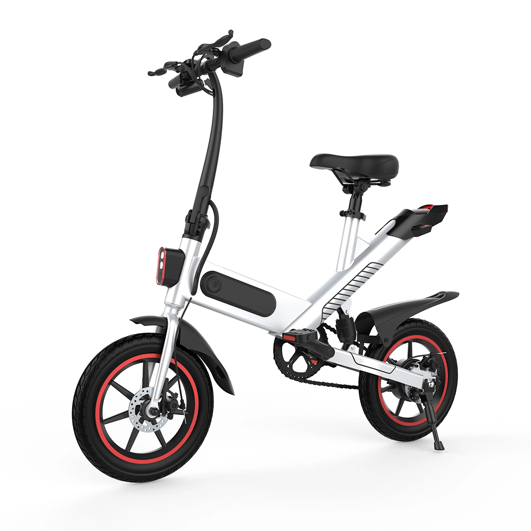 High-Carbon Steel City Bike 350W Electric Folding Bike