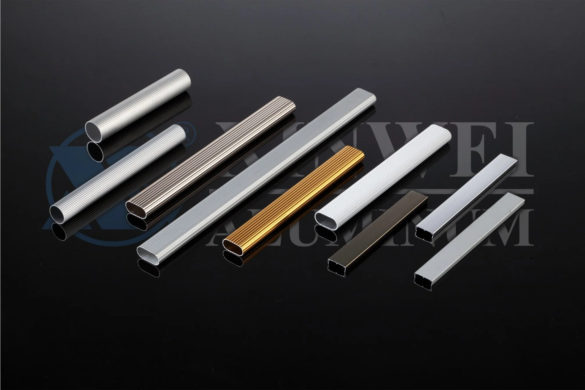 China Manufacturer Powder Coat White Aluminum Profile All Around Tube