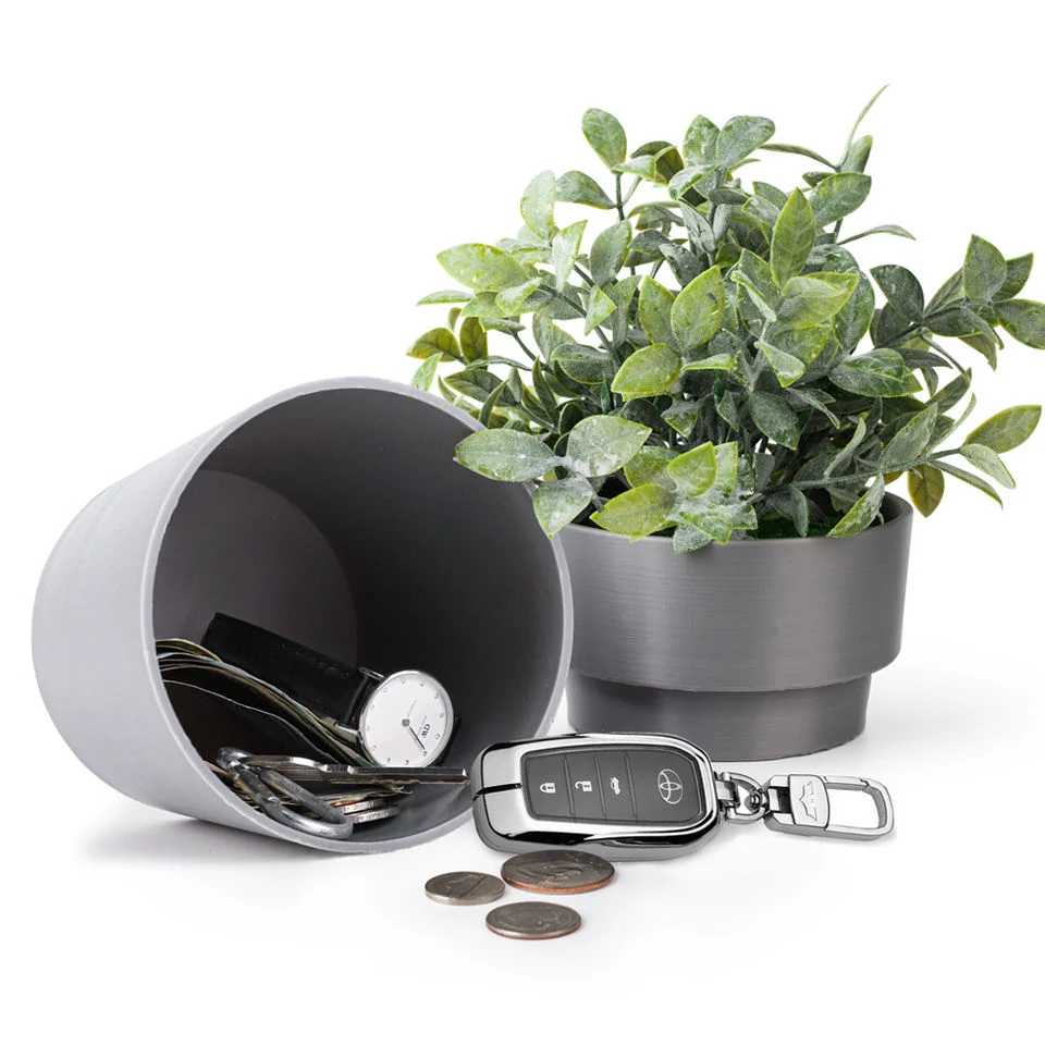 Flower Pot Safe Secret Hidden Treasure Outdoor Hidden Compartment Money Diversion Safes