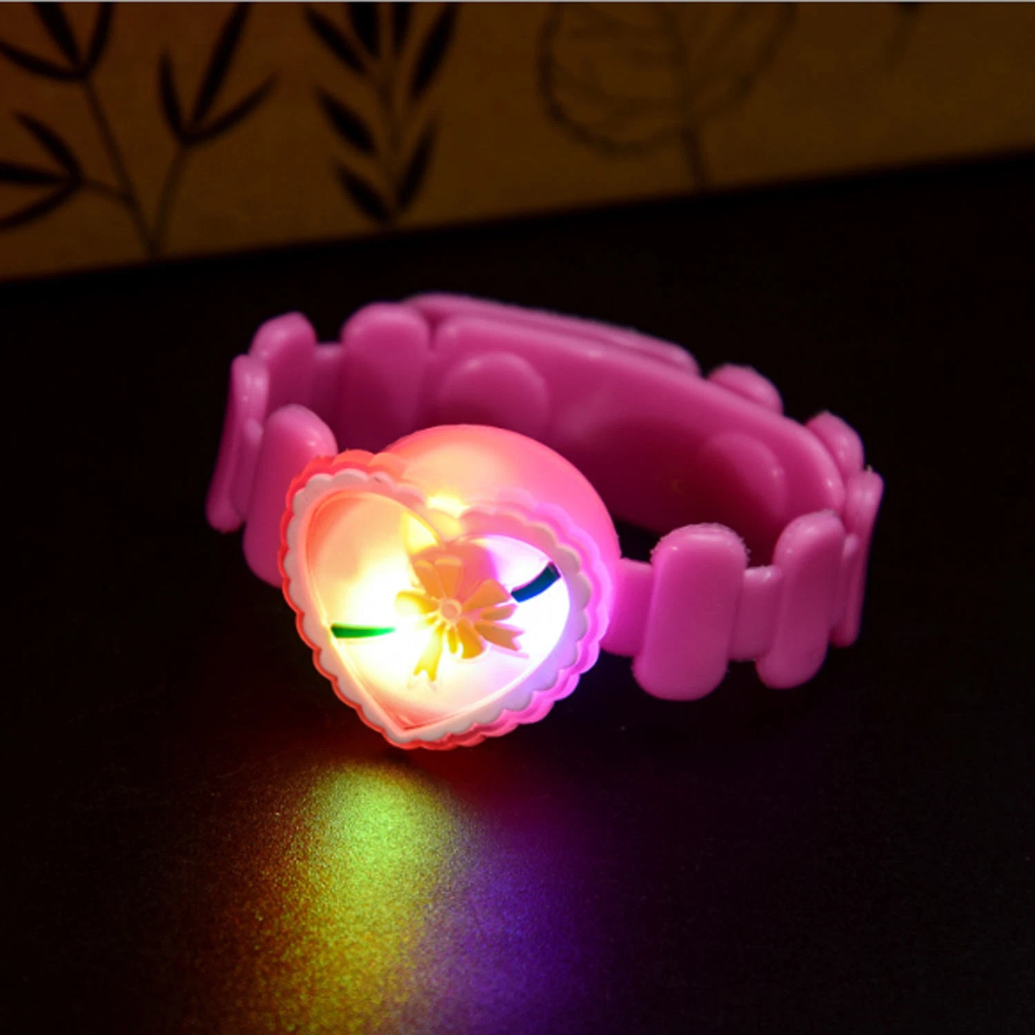 LED Wristband Adjustable Bracelet Party Kids Toy Gift