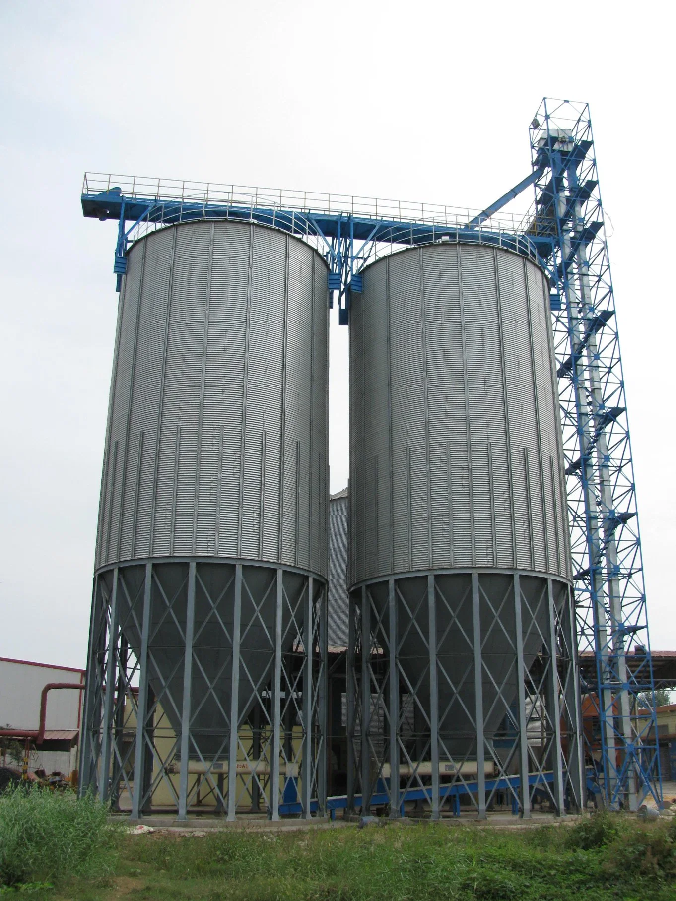 Factory Direct Sale 2000/3000/5000/8000 Tons Farm Grain Storage Steel Silo