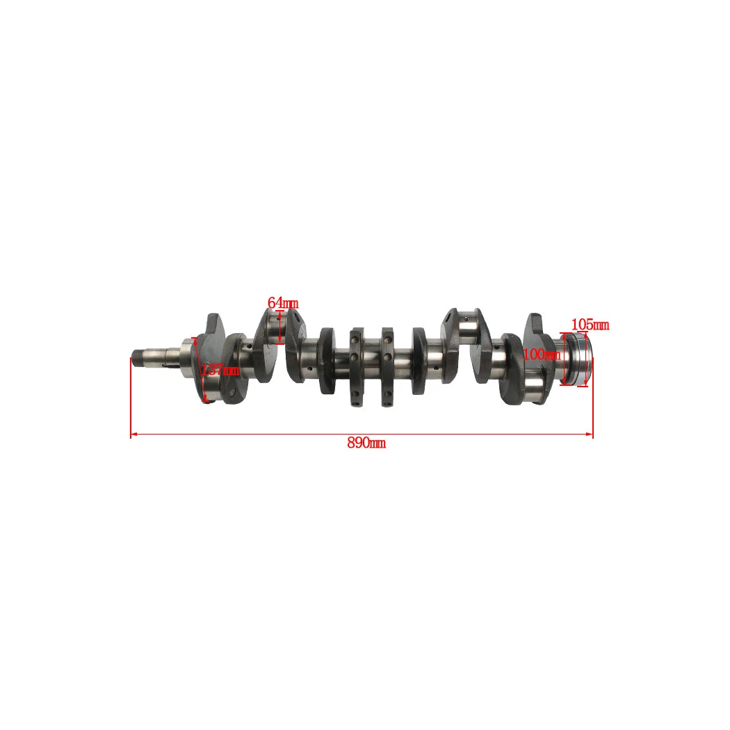 Forklift Parts Crankshaft Used for 6bg1 Brandnew with OEM Z-1-12310-448-0yc