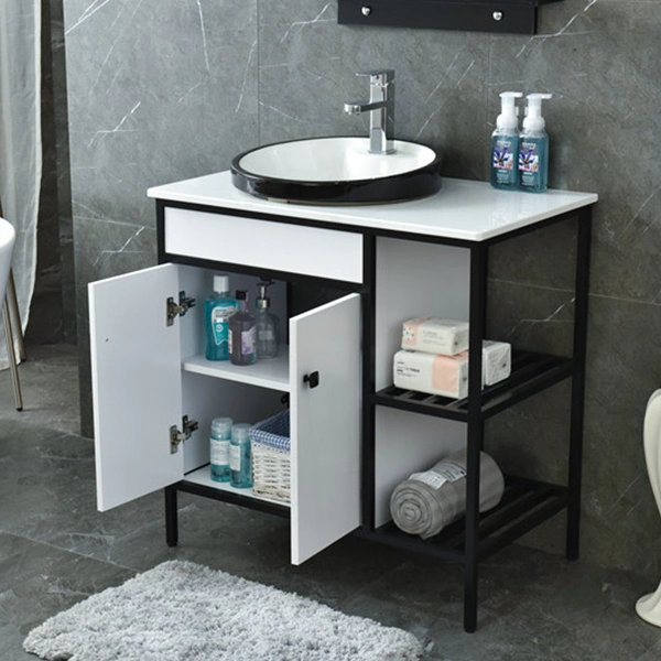 Vanity Cabinet Cheap Wall Mounted Bathroom Wash Basin Vanity Wood Color Furniture Granite Bathroom Lavamanos