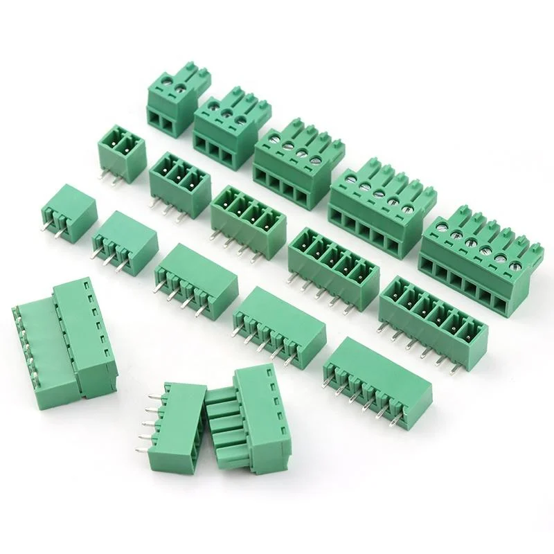 4 Way Cm 6608 Pluggable Terminal Block Connector Electrical Screw Terminal Block