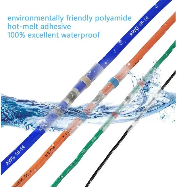 Connecteurs bout à bout thermorétractables étanches
