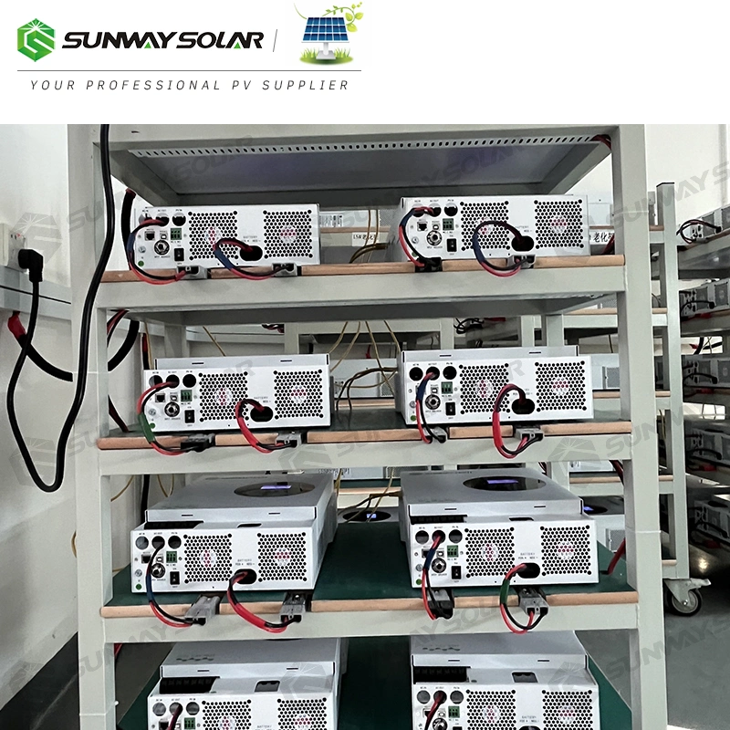 Onde sinusoïdale Sunway 5.5kVA Set complet sans batterie 5500W onduleur solaire hybride