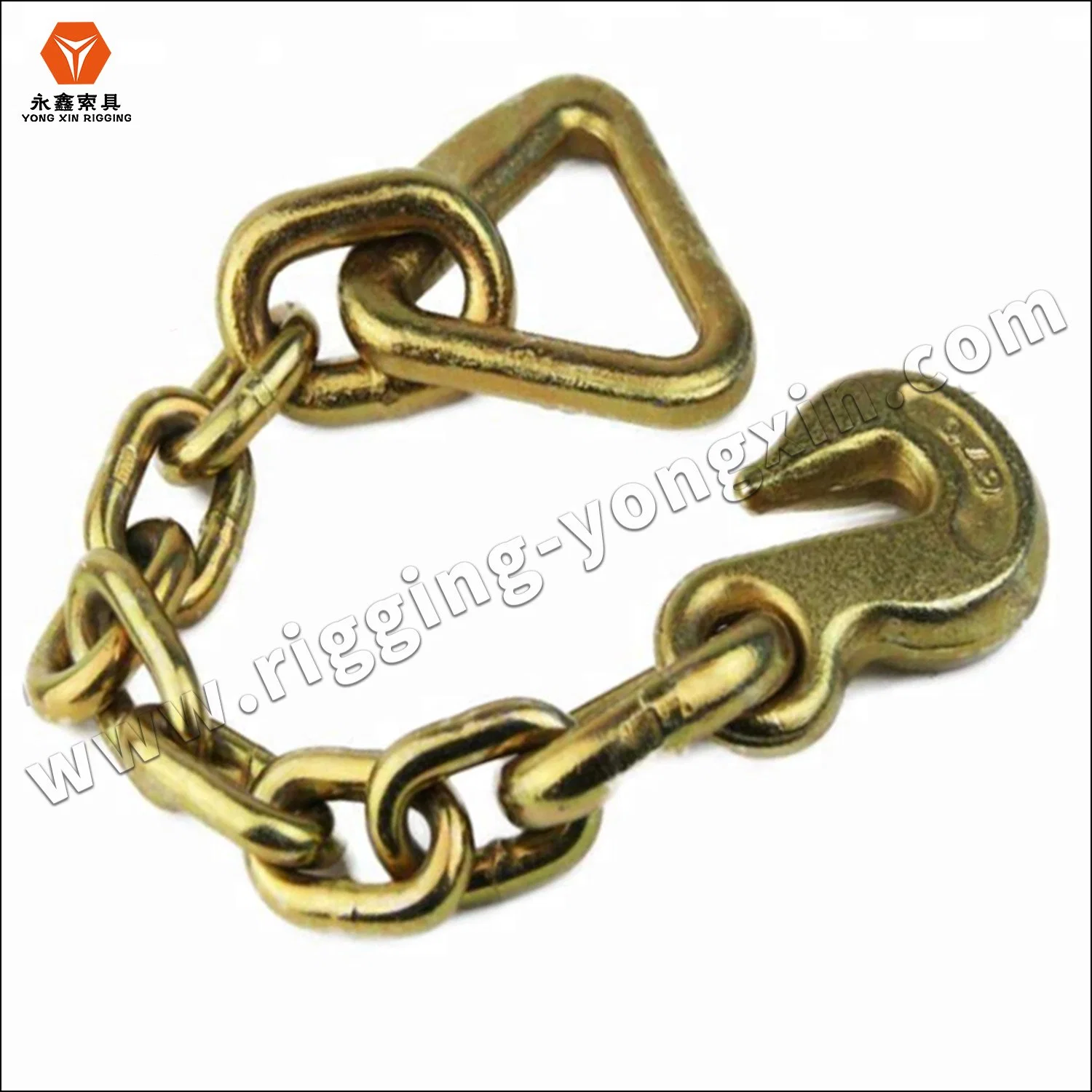 Alloyed Forged 12mm Steel Lashing Link Chain with Hook