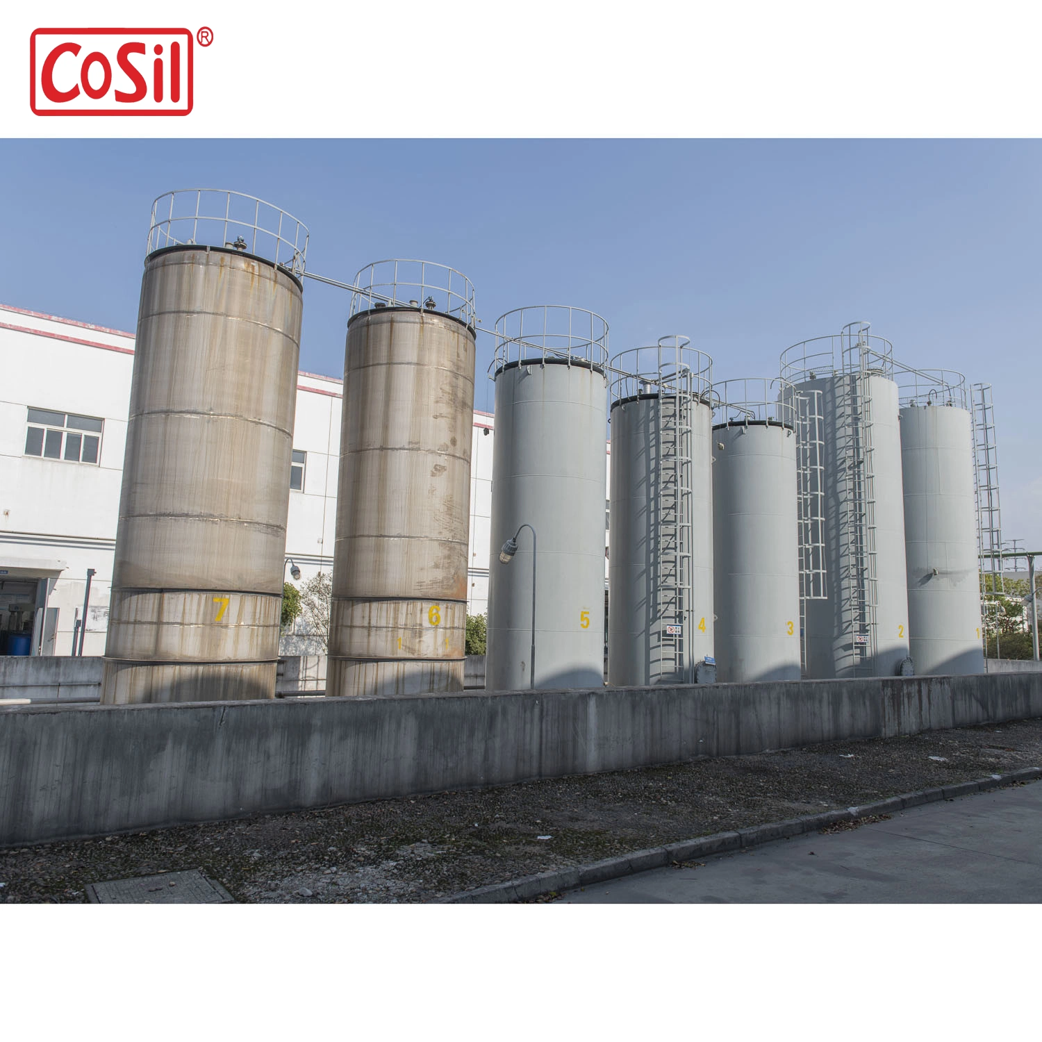 Cosil producción en fábrica de caucho de silicona polímero 107 Oh CAS 63148-60-7