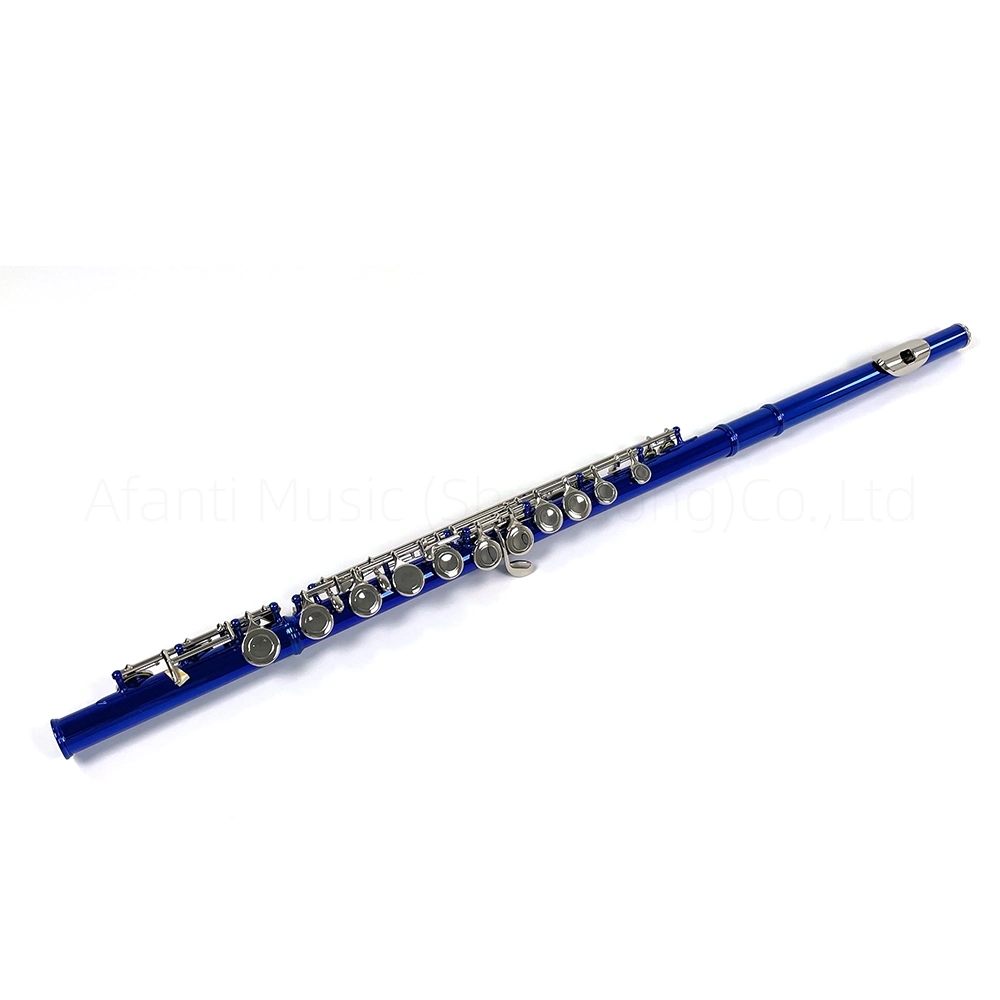 Afanti Selection Quality Student 16 Closed Holes Dark Blue Color Flute