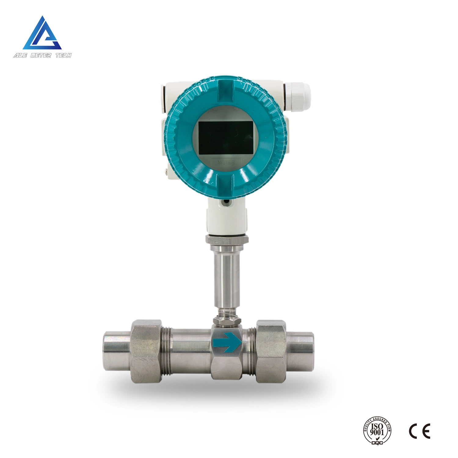 Wide Measure Range Sanitary Liquid Turbine Flowmeter Food Grade Liquid Turbine Flow Meter for Water