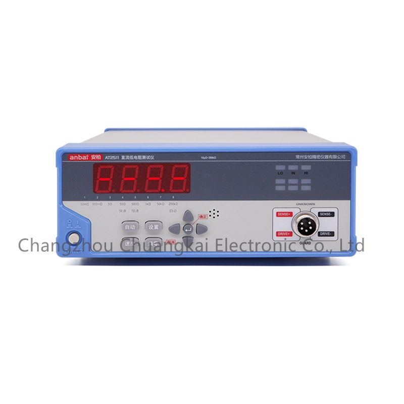 Anbai At2511 Micro Ohmmeter DC Low Resistance Tester 10micro Ohm-200K Ohm