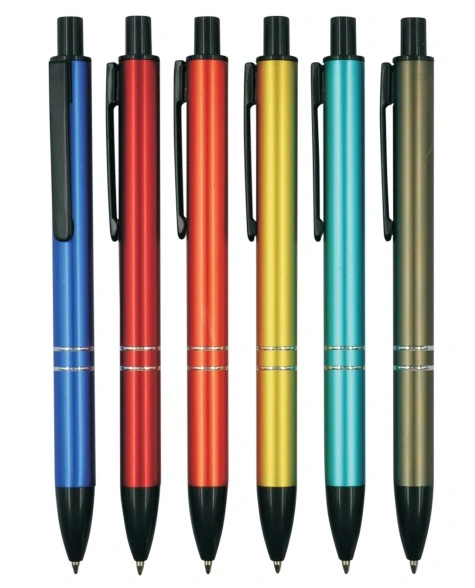 MP1336 de fournitures de bureau Stylo à bille de métal avec logo Laser