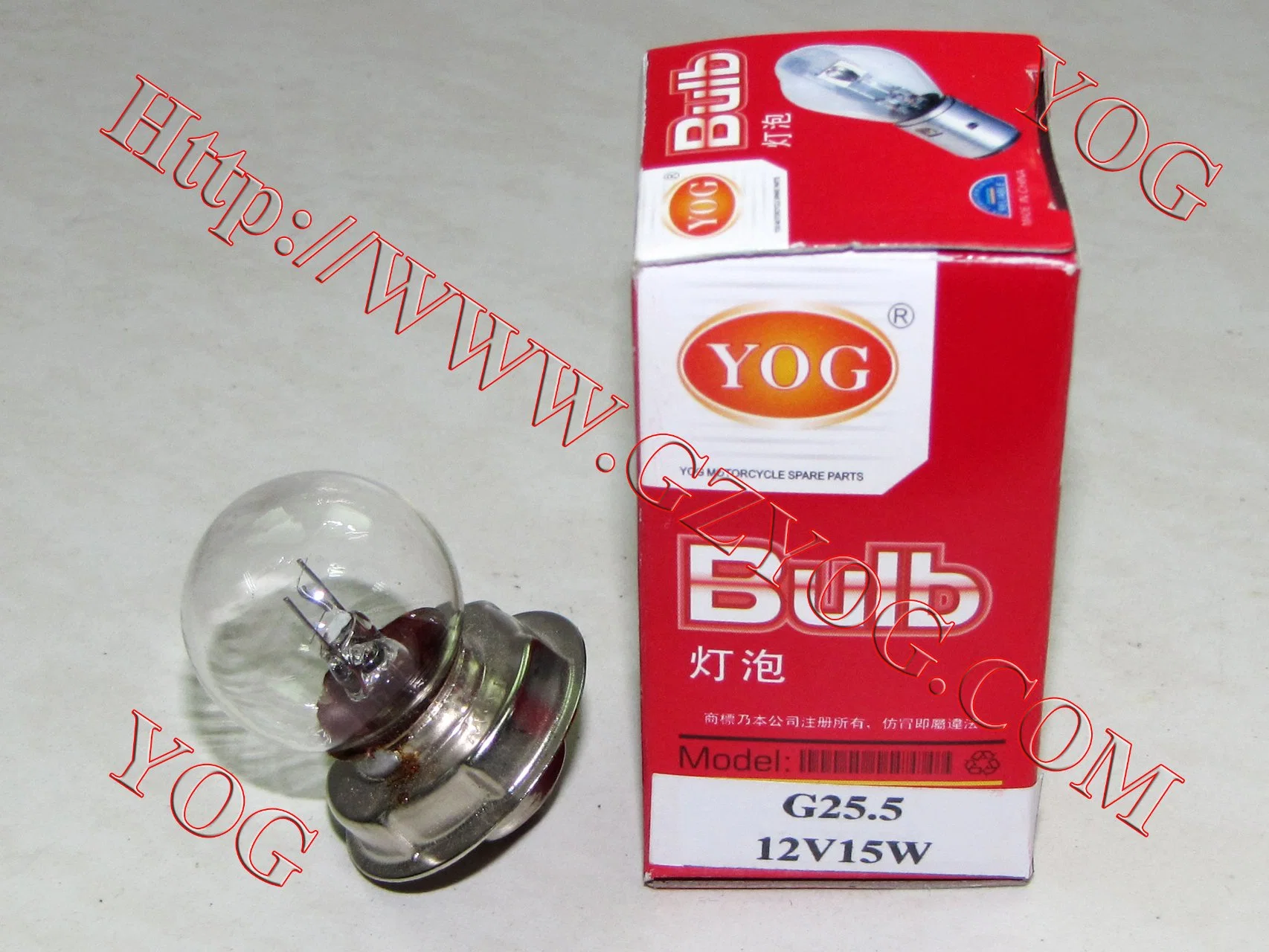 قطع غيار الدراجة البخارية لمبة مصباح LED لدورة طويلة العمر بالدراجة البخارية T196V25W B3512V35W G25.512V15W