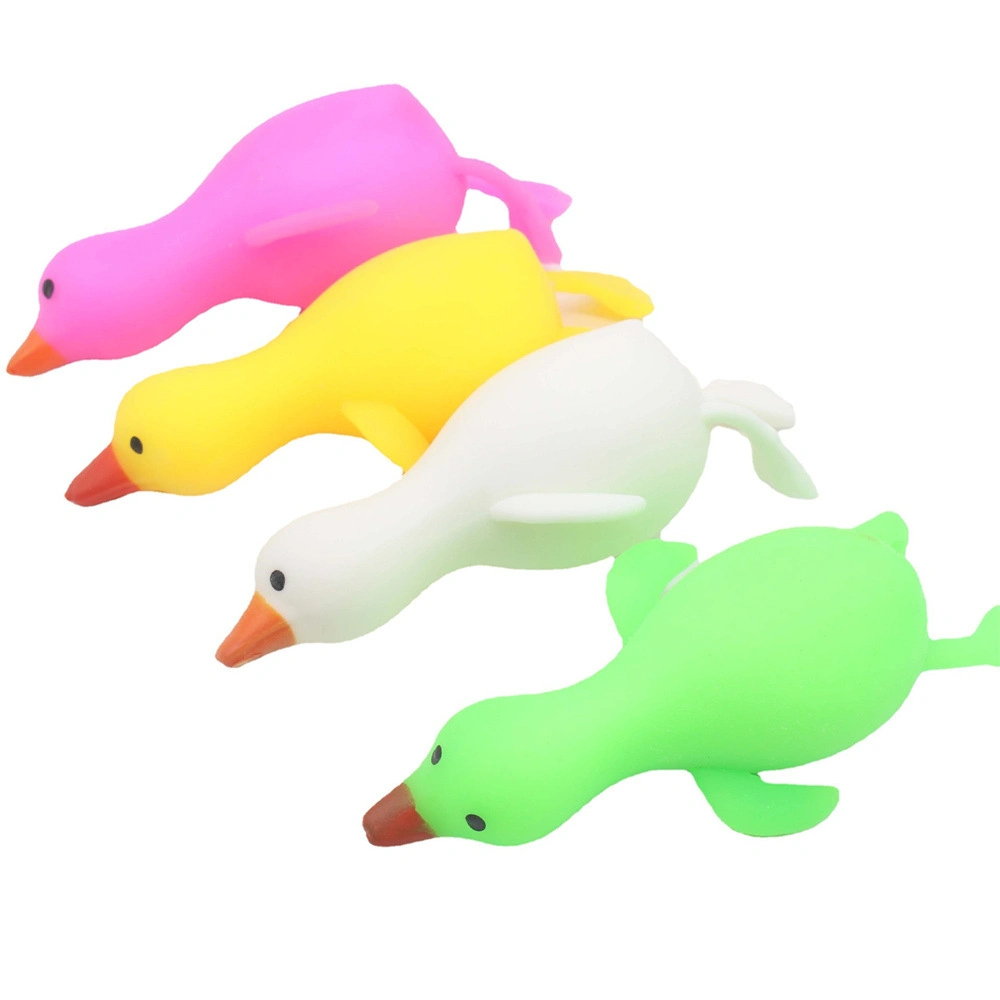 Children's Small Toys Lala Duck Decompression Kneading Music Flour Big White Goose Decompression Toy Wholesale/Supplier