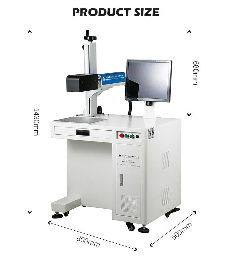 400mm 500mm Working Area 100W Fiber Laser Marking Machine with 3D Scan Head