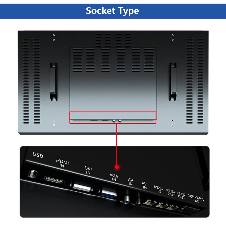 2X2 3X3 de 46 pulgadas almacenar bisel estrecho Videowall Reproductor Digital Signage Publicidad Antecedentes de CCTV Video Wall Panel Monitor LCD de pantalla