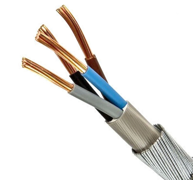 Customized 0.6/1kV CVV Control Cable CU/PVC/SWA/PVC Insulated Instrumentation Electric cable