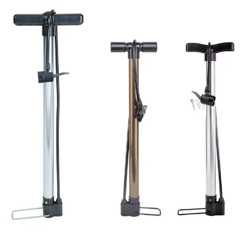 Hot Sale Multiple Function Bicycle Accessories Pump with Pressure Gauge Bike Pump