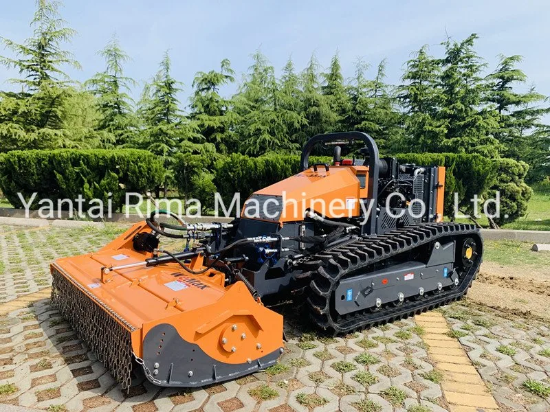 Robomastermini Tracked Wheel Skid Steer Loader with Attachments Mower/Mulcher/Bucket/Mini Dumper/Snow Blower