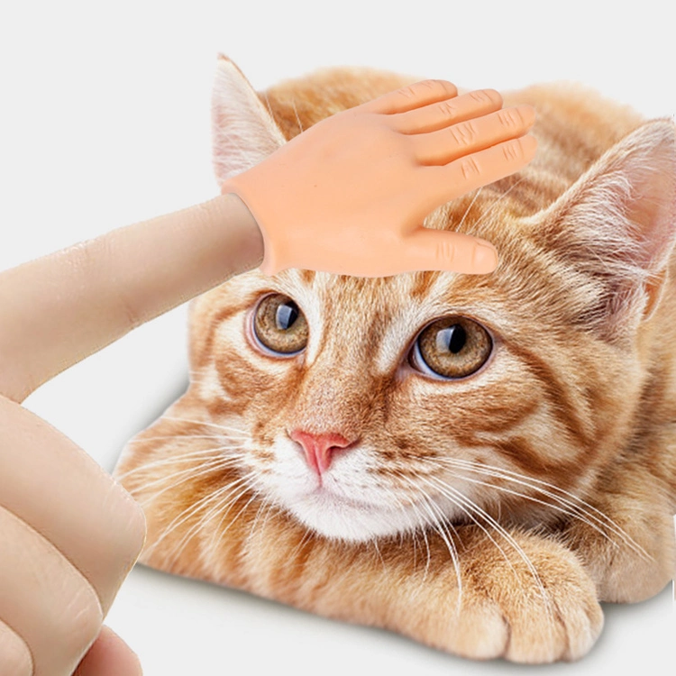 Funny Cat Finger Sets, Funny Little Hand Model, Massage Pet Supplies